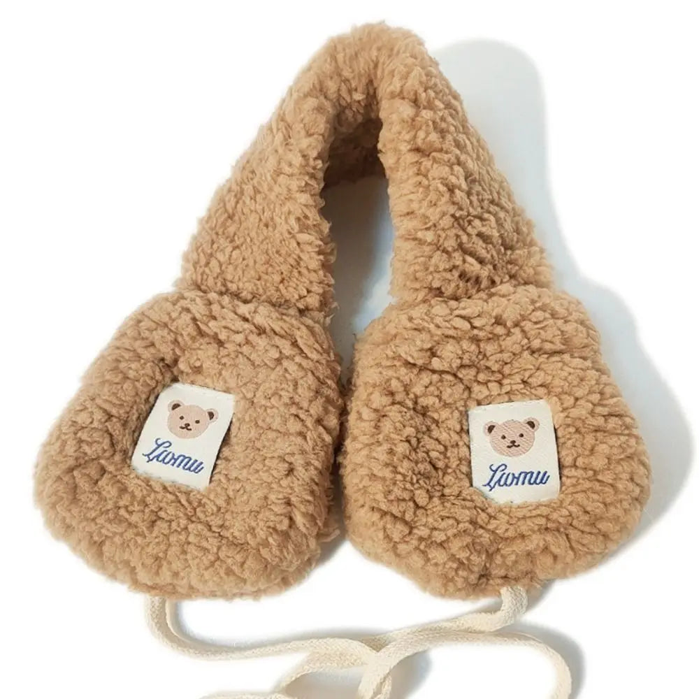 Teddy Bear Tie-On Earmuffs