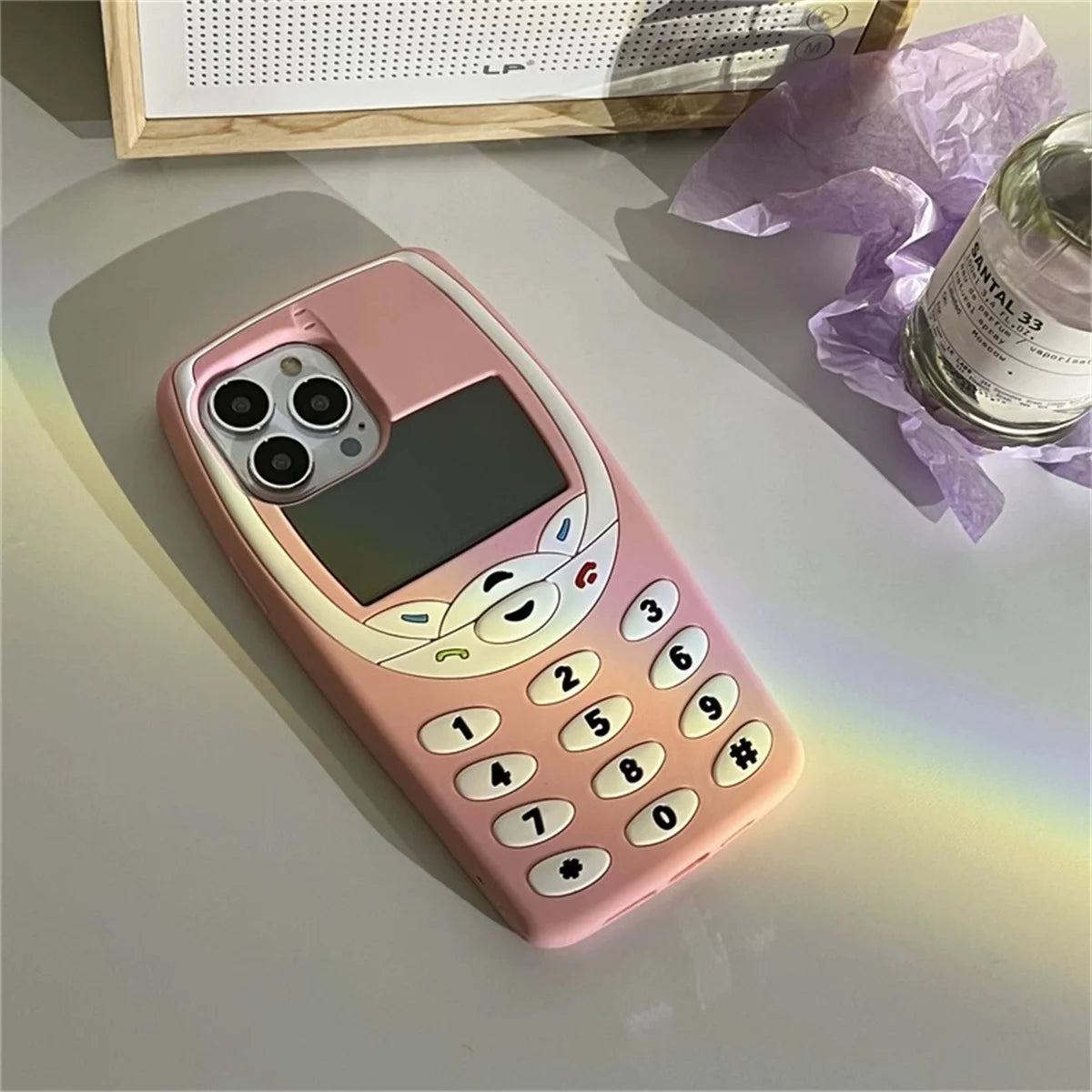 Xiaolingtong Big Brother Suitable For iPhone 13 ProMax 12 15 14 Phone Case 11 Soft Case XSMAX Anti Drop Silicone Protective Case - Ice Cream Cake