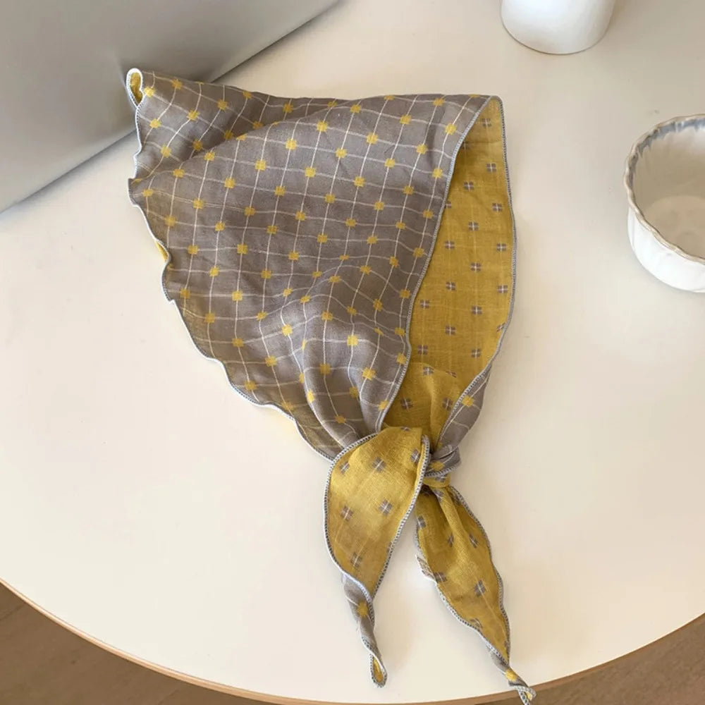Revesrible Check Pattern Scarf