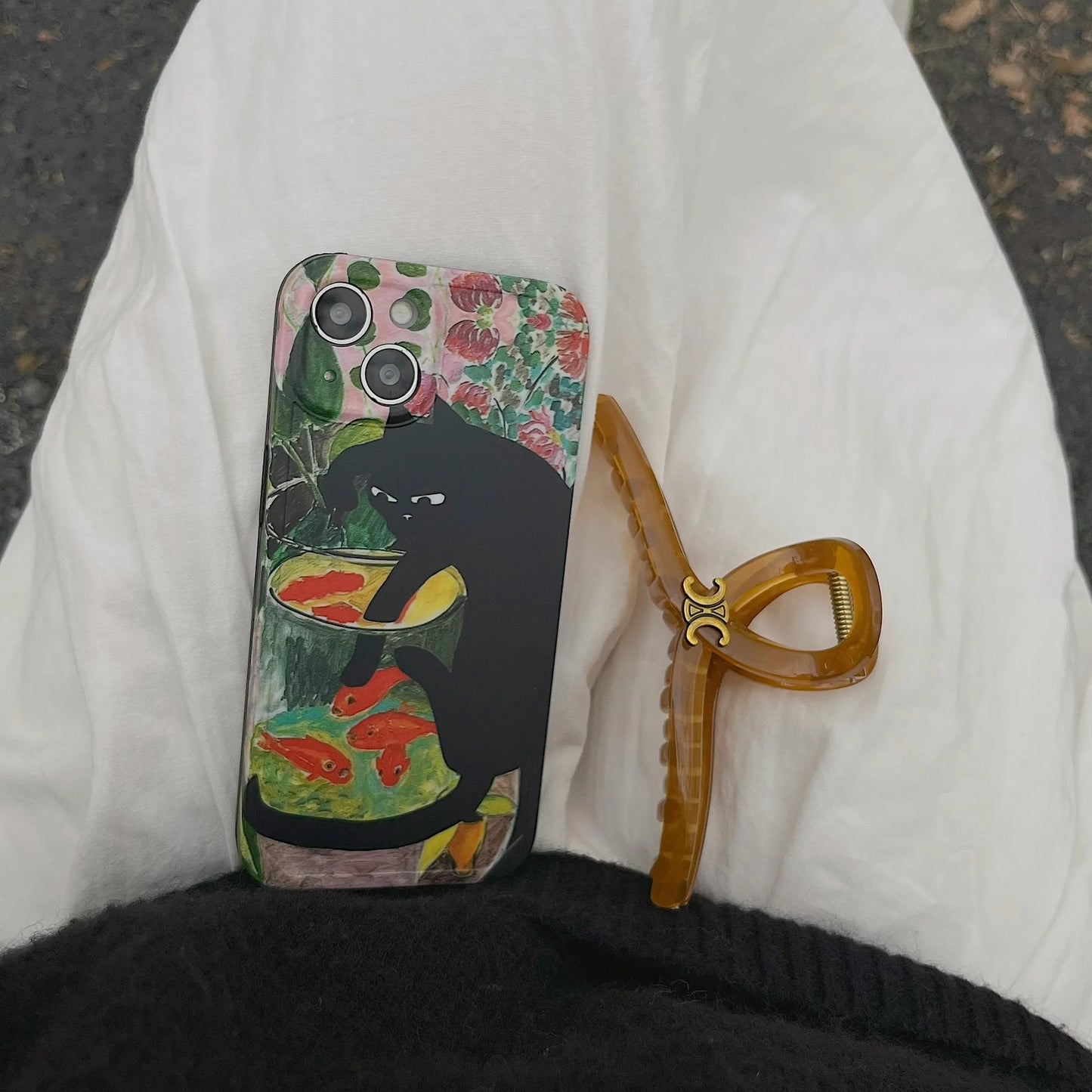 Naughty Cat iPhone Case