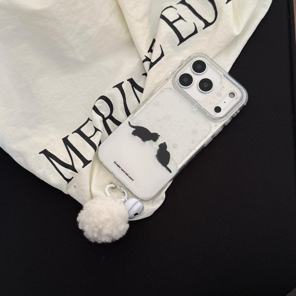 Snowy Winter Cats iPhone Case