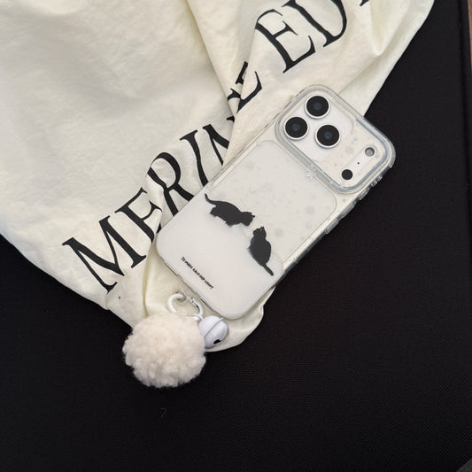 Snowy Winter Cats iPhone Case