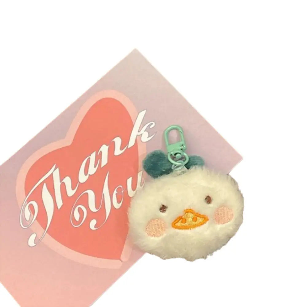Cartoon Plush Doll Pendant Cute Bunny Brooch Doll Bear Frog Bag Pendant Diy Keychain - Ice Cream Cake