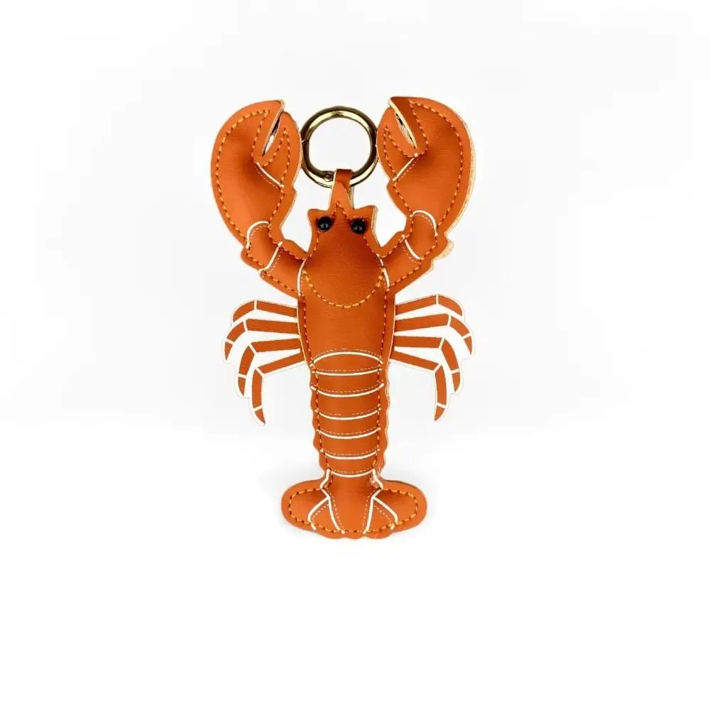 Lovely Beach Style Pu Leather Lobster Pendant Cute Summer Pu Crab Keychain Fashion Hanger Bag Charm Men - Ice Cream Cake