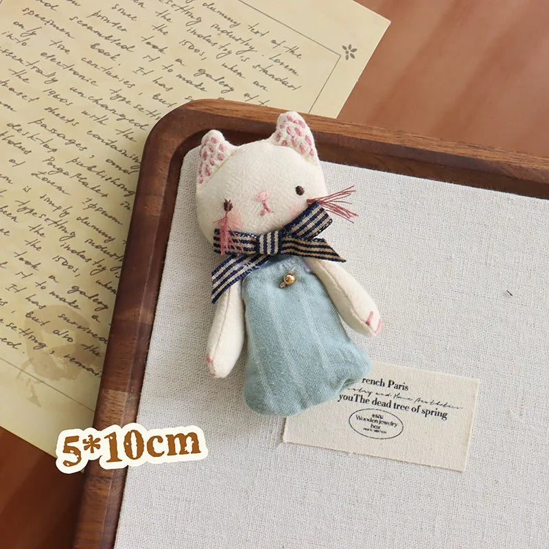 Linen Animal Pals Brooch (6 Designs)