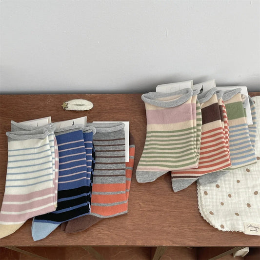 Classic Stripe Crew Socks