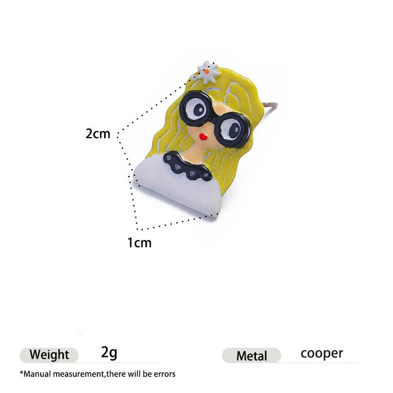 Cartoon People Pop Stud Earrings (20 Designs)