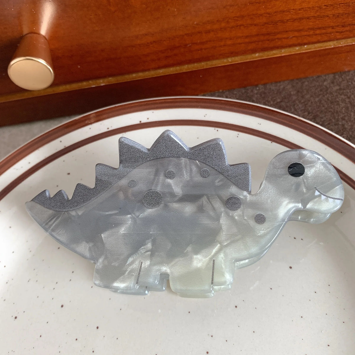 Colourful Dinosaur Hair Claw Clip