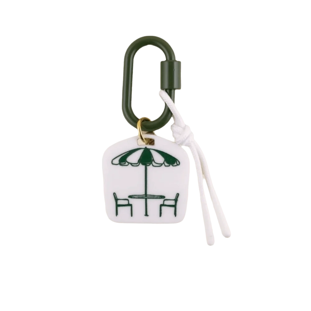 Cartoon Acrylic Rope Woven Pendant Cute Creativity Floral Keyring Retro Geometric Shape Bag Chain Charms Student - Ice Cream Cake