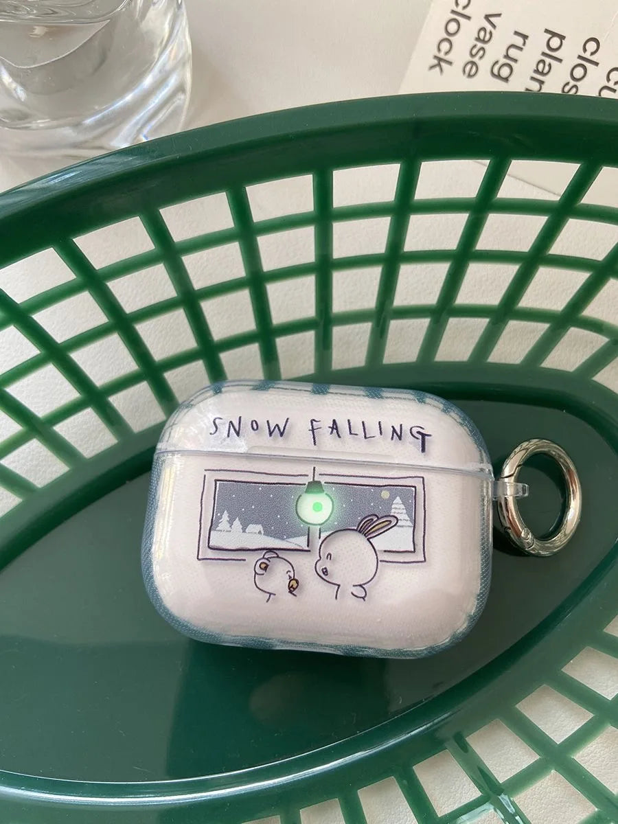 Falling Snow AirPods Charger Case