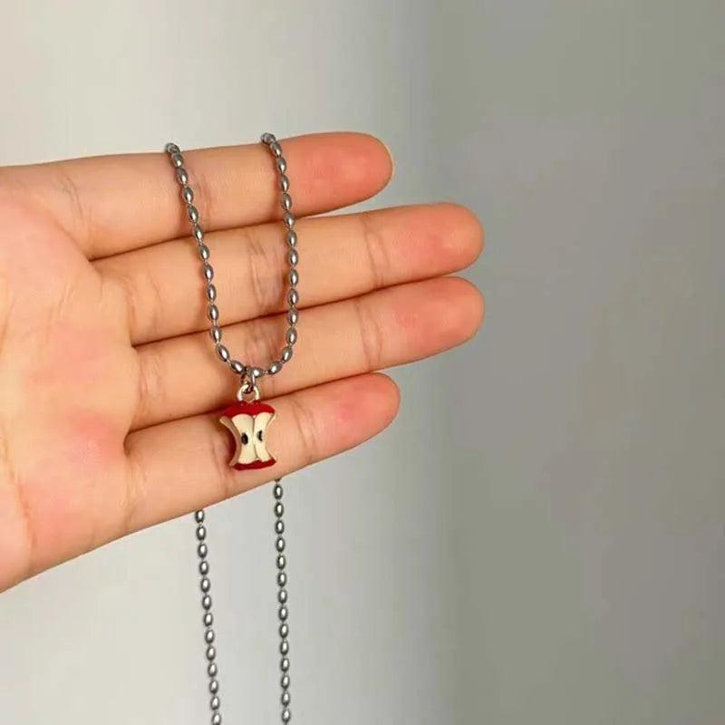 Apple Core Charm Necklace