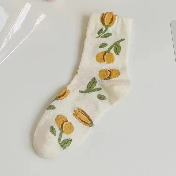 Flower Power Crew Socks