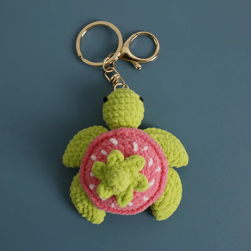 Handmade Crochet Ocean Friends Keychain Charm