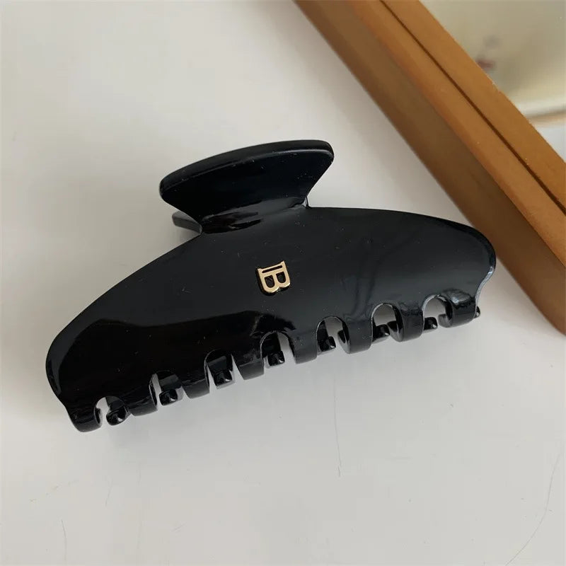 1/2/4pcs New Acetate Sheet Hair Clip, Letter Shark Clip, Headband Accessory, Grasping Clip, Sweet Disc Hair Clip, Hair Accessory - Ice Cream Cake