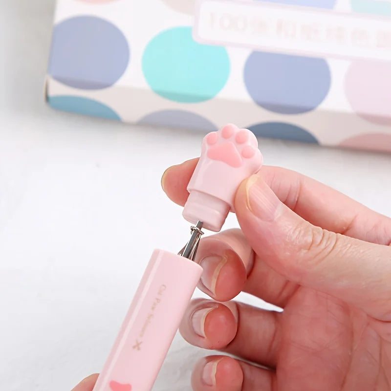 Kawaii Cat Claw Scissors Portable Cute Small Scissor Student Office Multi-functional Scissors Tiny Scissor Stationery - Ice Cream Cake