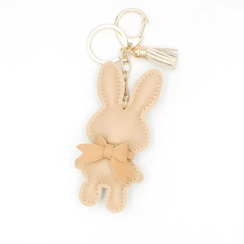 Cute Bunny Bag Charm Keychain - Small Rabbit Purse Pendant, DIY Doll Accessories for Handbags Backpacks Gifts for Girls Wome - Ice Cream Cake