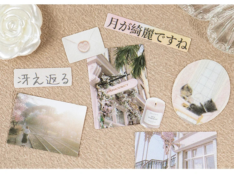 20sheets Kawaii Ins Japanese Korean Aesthetic Stationery Stickers Creative Collage Junk Journal Planner Handbook DIY Scrapbook - Ice Cream Cake