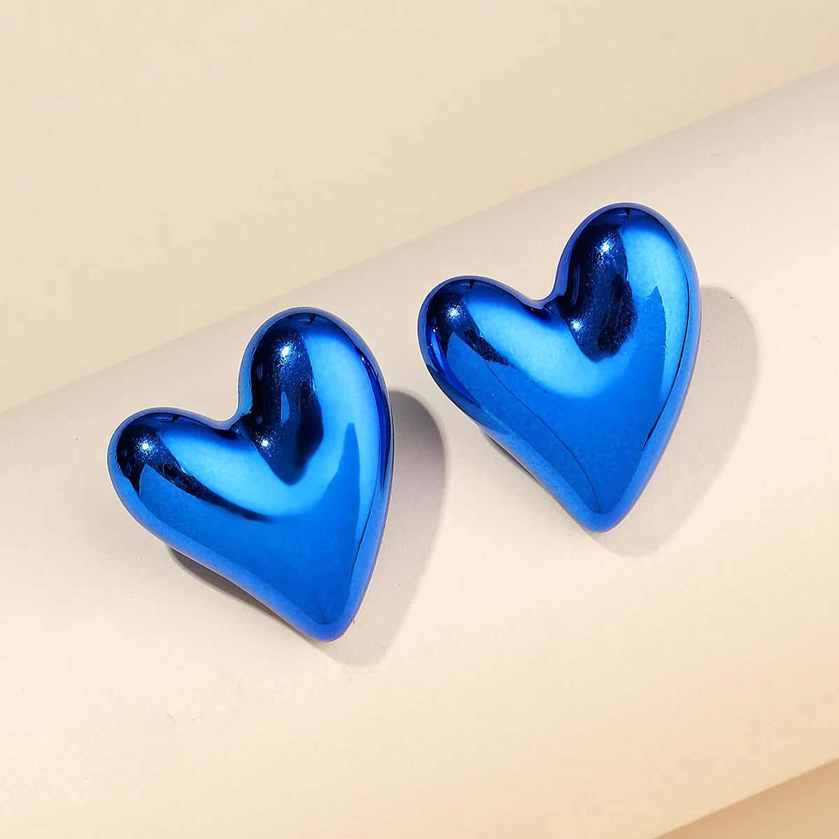 Foil Heart Balloon Earrings, Set of 6