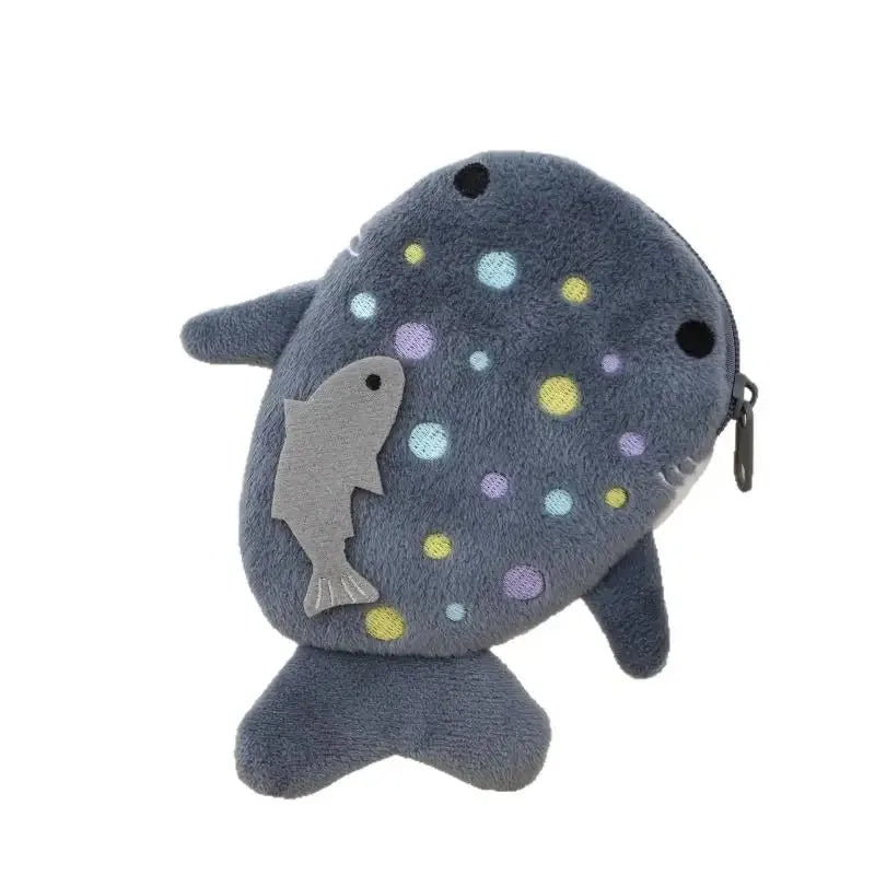 Plush Whale Shark Coin Purse (8 Colours) - Ice Cream Cake
