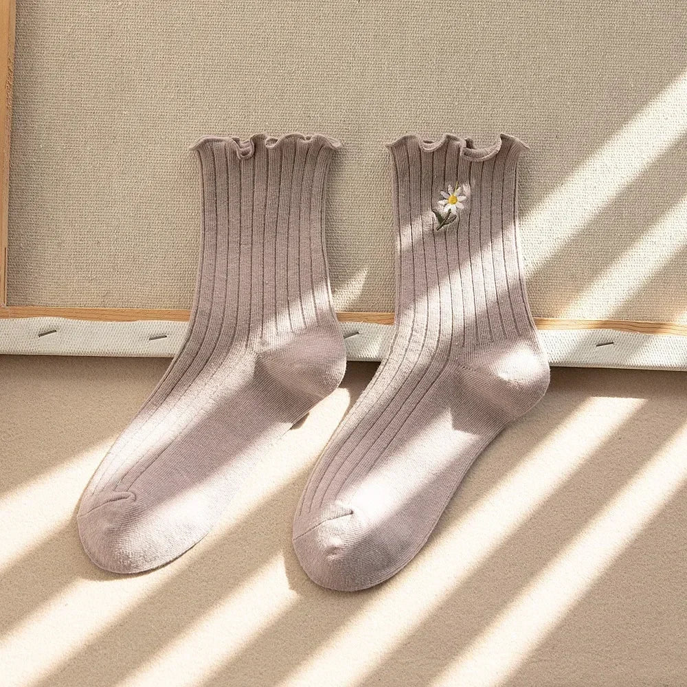 Flower Power Crew Socks