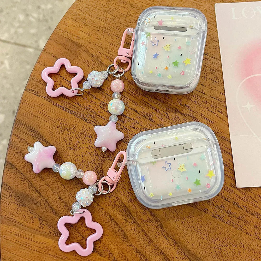 Pastel Stars AirPods Charger Case Cover