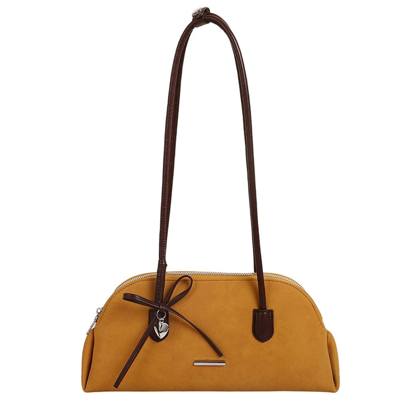 Retro American Style Crossbody Bag Women's Handbag Fashionable Handheld Bag Casual Single Shoulder Bag Simple Style Handbag - Ice Cream Cake