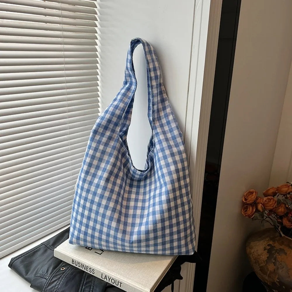 Gingham Tote Bag (4 Colours) - Ice Cream Cake