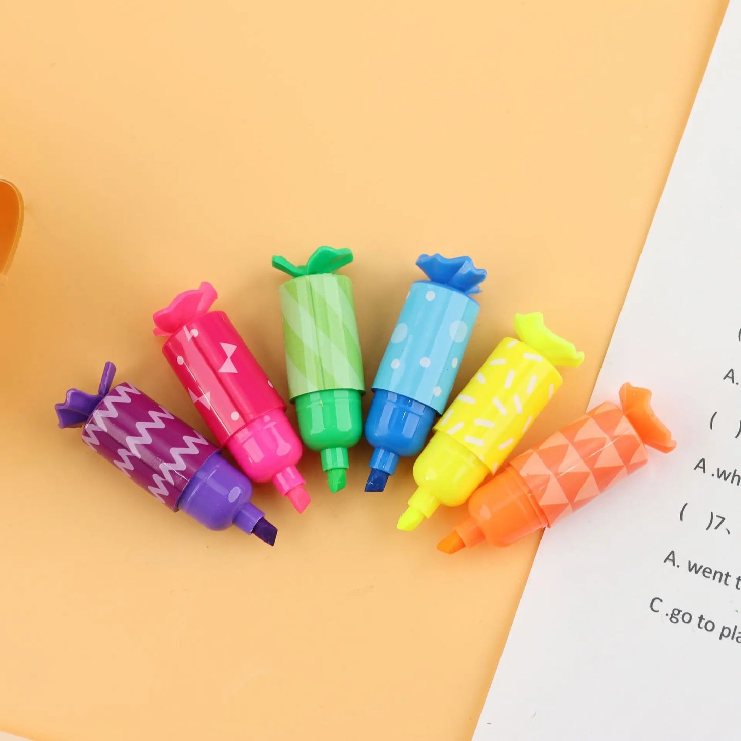 Candy Shaped Highlighter Set (6 Pcs)