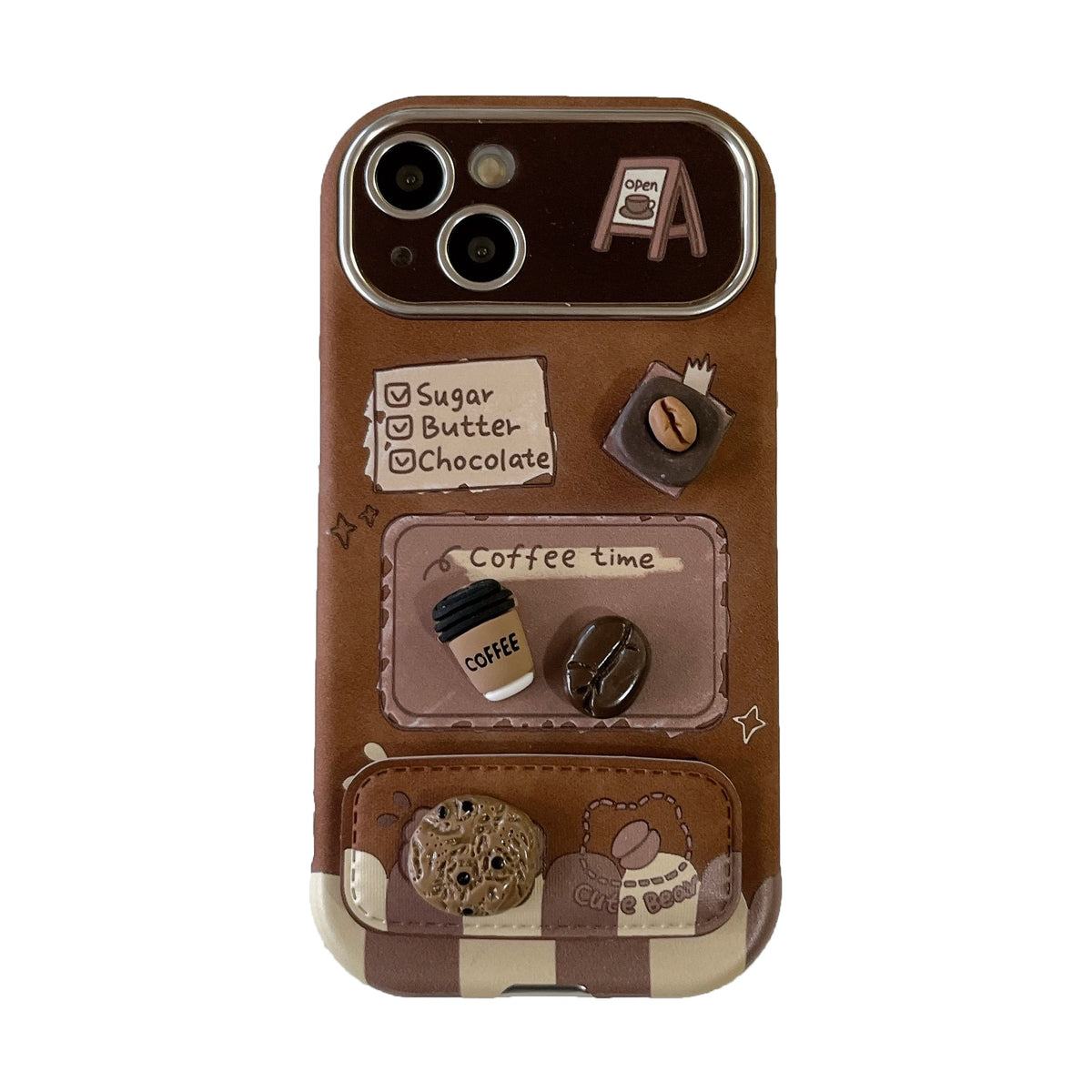 Coffee Shop Charm iPhone Case