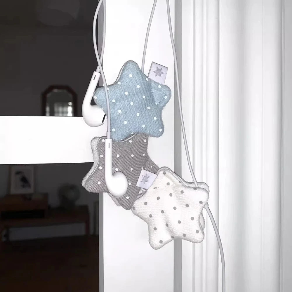 Polka Dot Star Cable Tidy