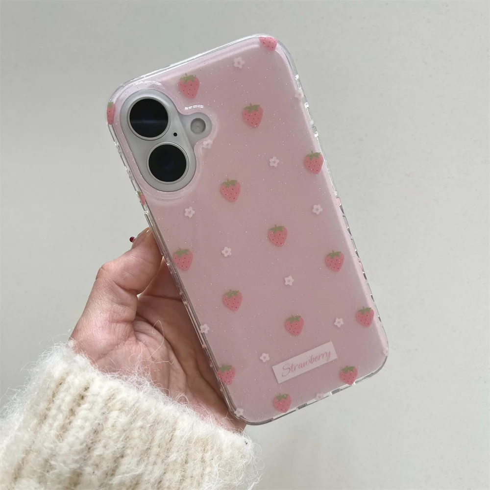 Strawberry Flower iPhone Case