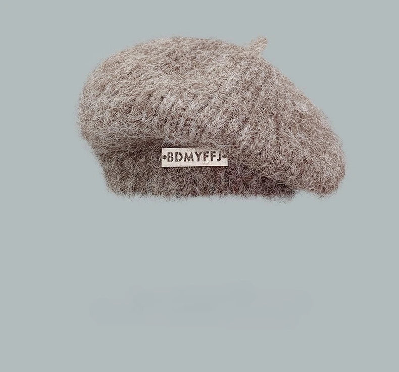 Fuzzy Beret hat
