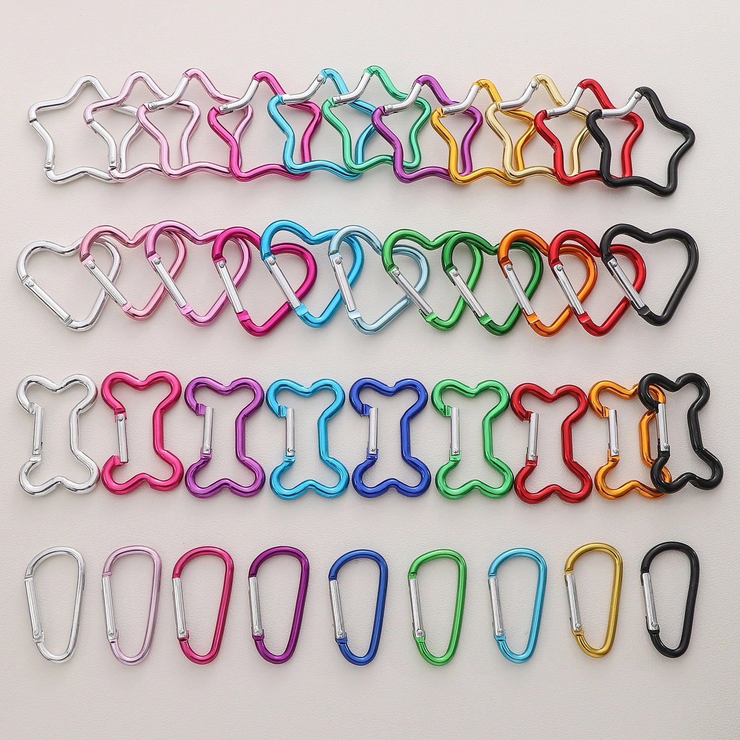 Multicolor Fun Shape Carabiner Clip - Ice Cream Cake