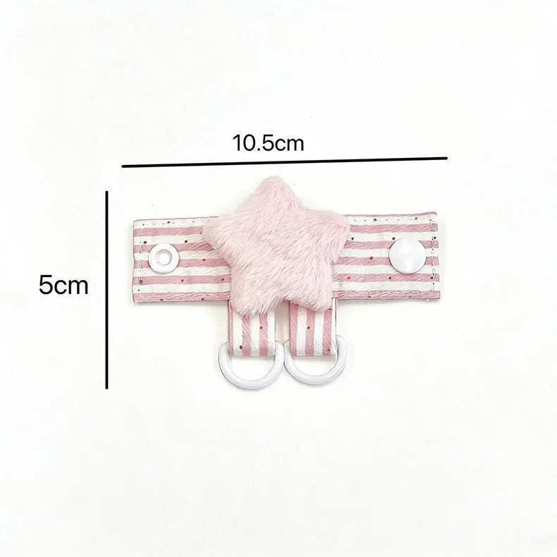 Plush Star Bag Charm Trinket Extension Strap
