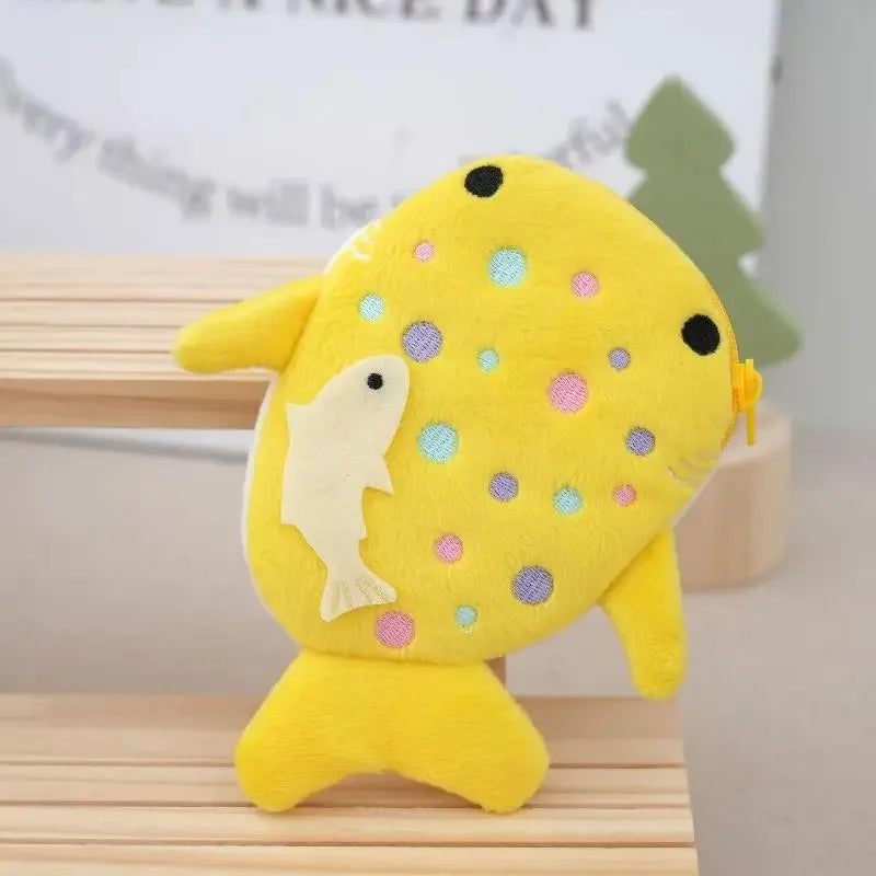 Plush Whale Shark Coin Purse (8 Colours) - Ice Cream Cake
