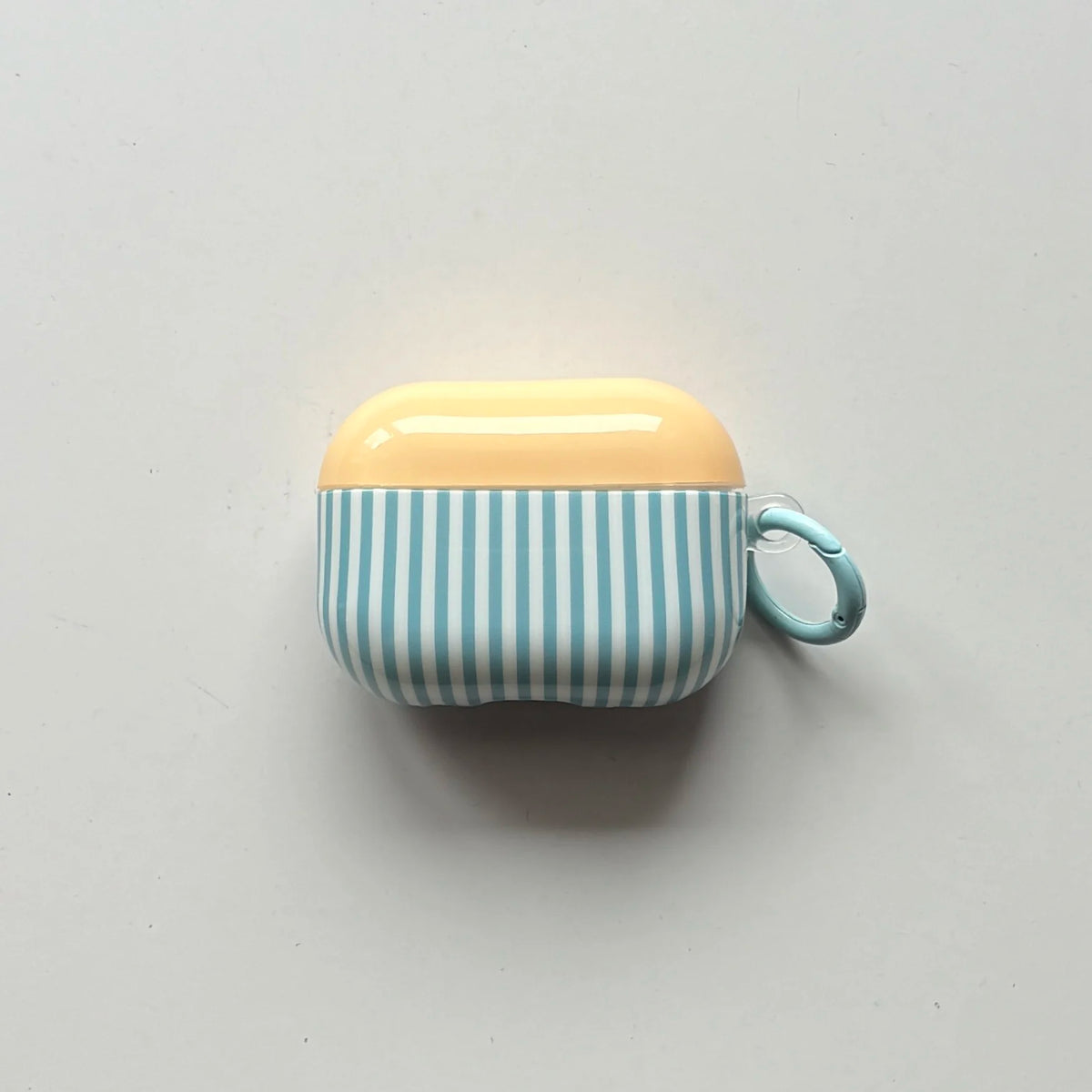 Lovely Pink Checkered Blue Stripe Pattern Dopamine Color Series Protective Earphone Case Suitable for AirPods 1 2 3 4 Pro 2 Pro3 - Ice Cream Cake