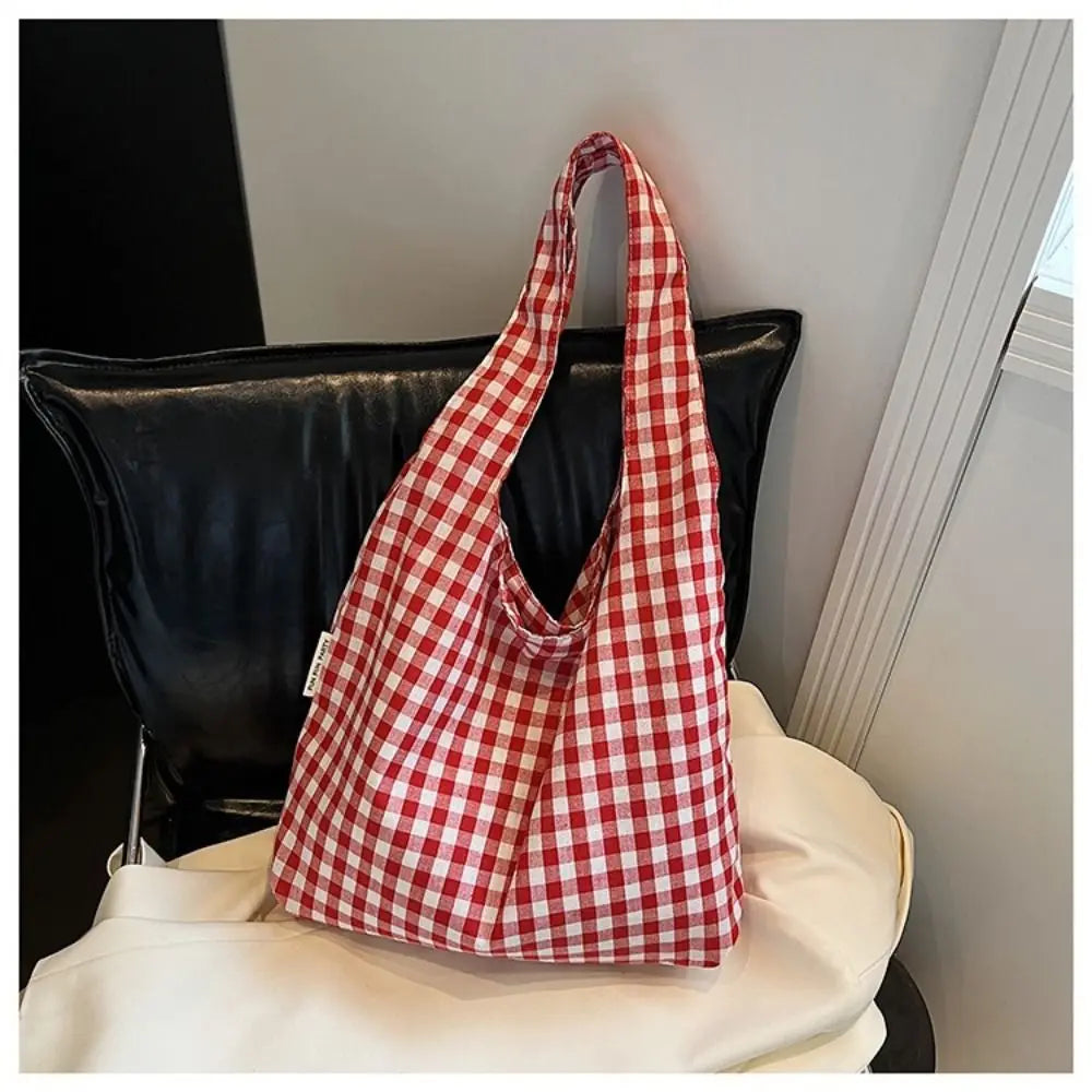 Gingham Tote Bag (4 Colours) - Ice Cream Cake