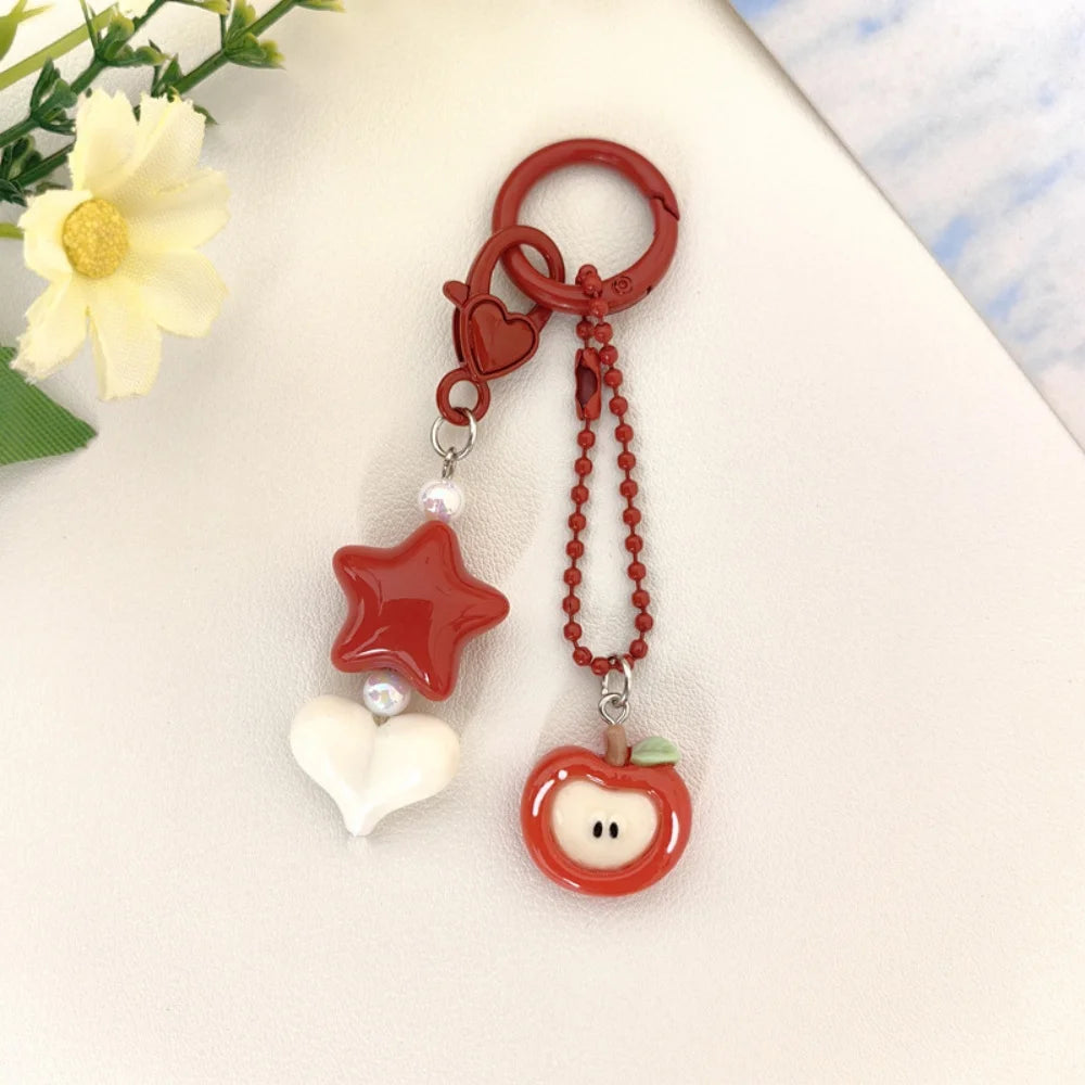 y2K Fruit Charm Strap Clip-On Keychain