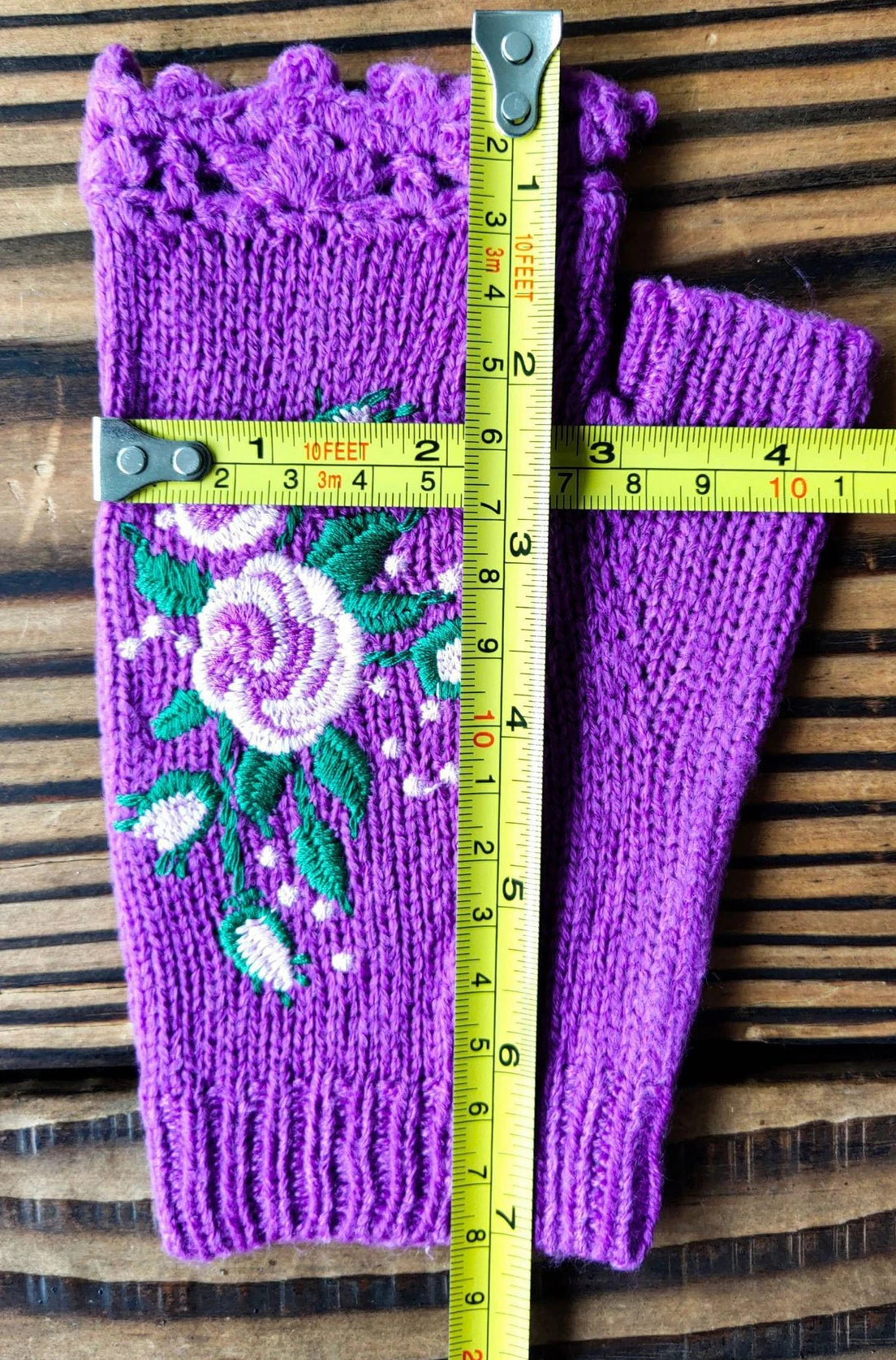 Half Finger Gloves Women Knitted Fingerless Winter Gloves Soft Crochet Bee Knitting Faux Wool Fingerless Gloves Wrist Warmer - Ice Cream Cake