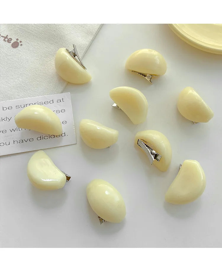 5pcs Simulation Food Hairpins Personality Garlic Funny Hair Clips Funny Hairgrips Creative Fashion Hair Accessories Hair Pins - Ice Cream Cake