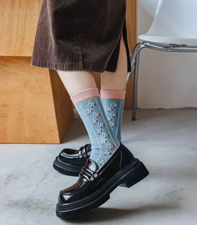 Flower Power Crew Socks