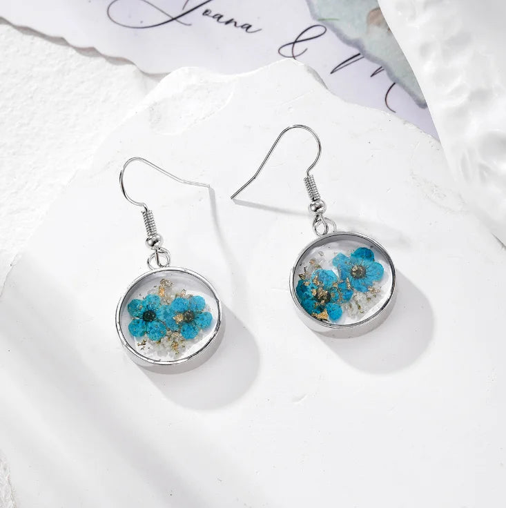 Dried Flower Charm Jewelry
