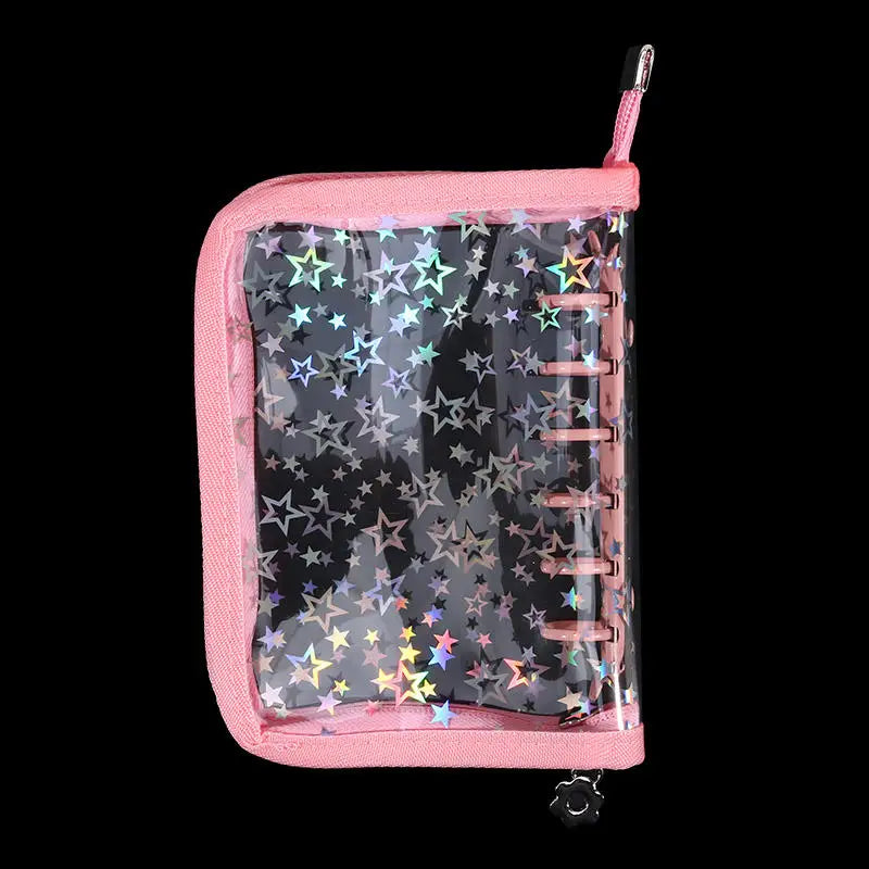 Star Glitter Photo Card Ring Binder
