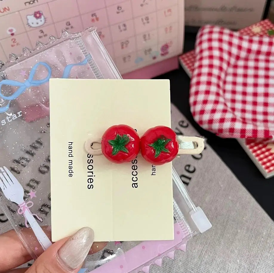 Tomato Hair Clip