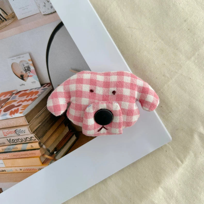 Data Cable Organiser Clip Headphone Cable Organiser New Puppy Shape Charging Cable Binding Strap Fabric Storage Box Supplies - Ice Cream Cake