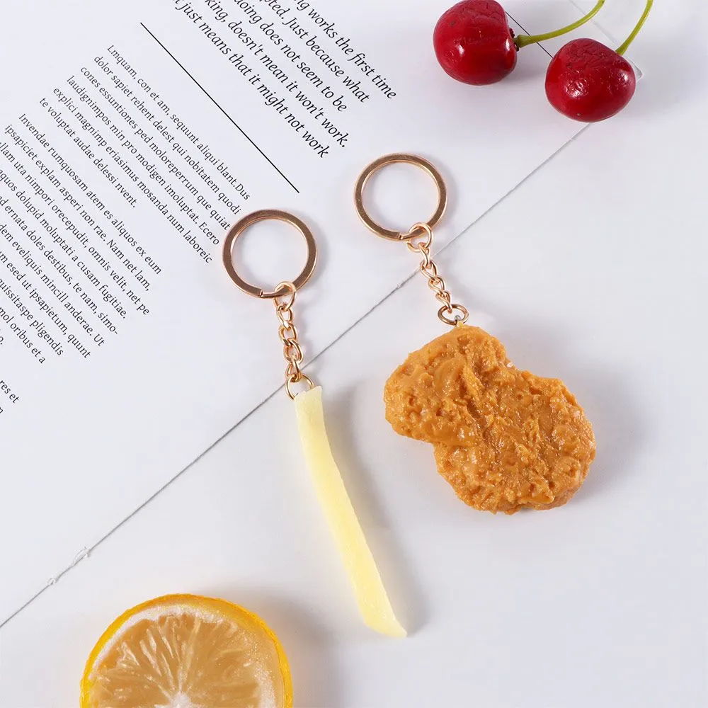 Food Design Keychain Junk Food Keychain (3 Designs) – Ice Cream Cake