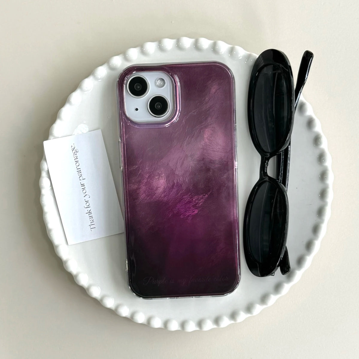 Purple Gradient iPhone Case