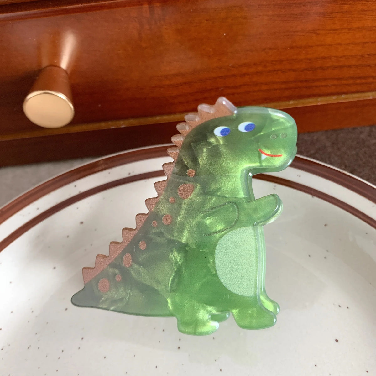Colourful Dinosaur Hair Claw Clip