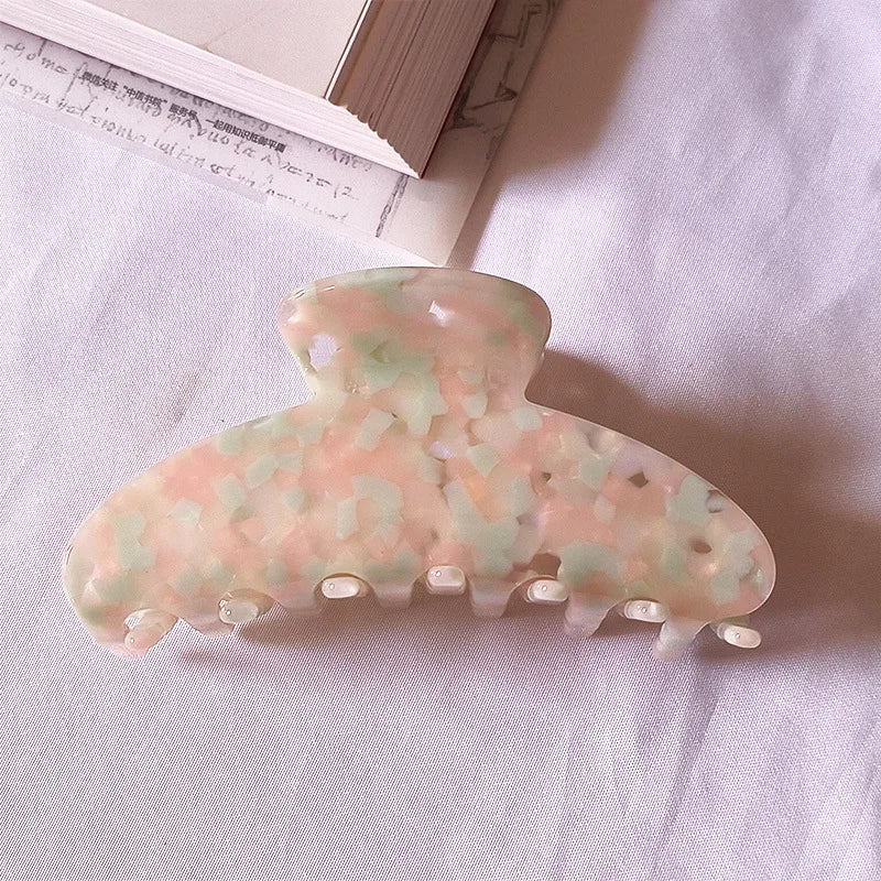 Rustic Pattern Hair Claw - Ice Cream Cake