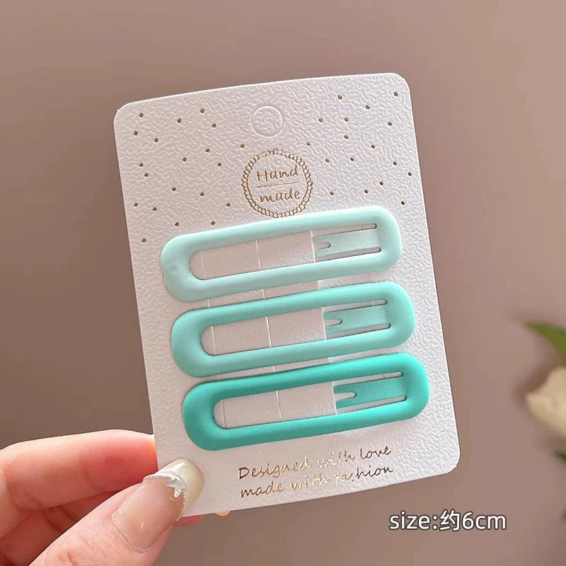 Mint Gradient Pop Hair Clip Sets